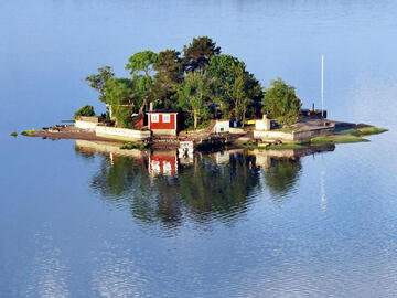 Lakeside cabins