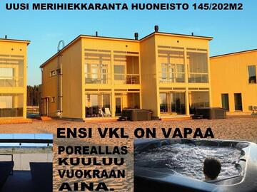 VILLA RANTAHELMI B1 ulkoporealtaalla