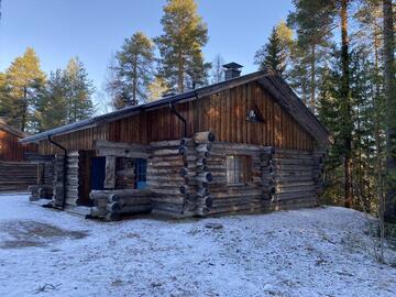 Vuokatinportti ski-in kelomökki