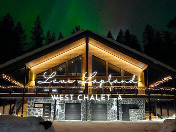 Levi West Chalet A - ulkoporeamme sauna