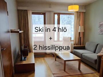 Ylläs Ski In 4 hlö ja 2 hissilippua A406